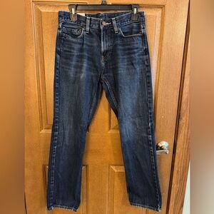 Hollister 29x30 Men's Dark Blue Straight Jeans